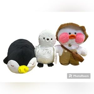 Three Cute Bird Plushie Bundle